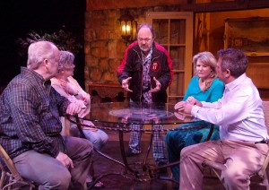 David Hunt Stafford, Wendy Radford, Ron Bottitta, Pippa Hinchley and Chet Grissom and in GOD ONLY KNOWS at Theatre 40.