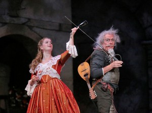 Mezzo-soprano Anke Vondung is Dulcinea and bass Ferruccio Furlanetto is Don Quixote in San Diego Opera's DON QUIXOTE