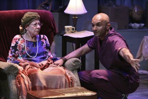 Mindy Sterling and Usman Ally star in the West Coast Premiere of THE LAST ACT OF LILKA KADISON, directed by Dan Bonnell at the Falcon Theatre.