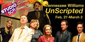 TENNESSEE WILLIAMS UNSCRIPTED - IMPRO THEATRE at South Coast Rep, POSTER