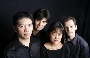 The Avalon String Quartet - Cheng-Hou Lee, cello, Blaise Magniere, violin, Marie Wang, violin, Anthony Devroye, viola.