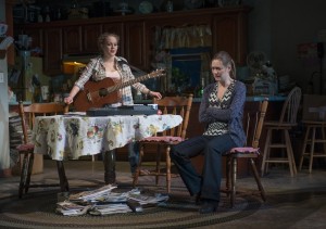 Caroline Neff (Meesh) and Zoe Perry (Manda) in Steppenwolf's production of THE WAY WEST.