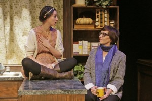 Kristen-Magee-and-Laura-T.-Fisher in SEVEN HOMELESS MAMMOTHS WANDER NEW ENGLAND at Theater Wit.