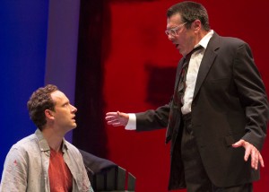 L-R Jason Maddy and John Vickery in San Diego REP's production of RED.