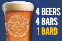 Post image for Off-Broadway Theater Review: SHAKESBEER (New York Shakespeare Exchange)