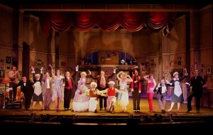 The cast of THE DROWSY CHAPERONE at the Norris Center.