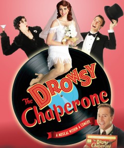 Tracy Lore, Larry Raben, Jessica Ernest and Eric Michael Parker star in THE DROWSY CHAPERONE at the Norris Center.