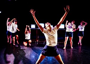 From Kate Hutter's I RAN, L.A. Contemporary Dance Company, photo by Taso Papadakis.