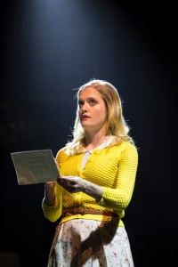Meghan Reardon as Betty in Ask Aunt Susan by Seth Bockley, directed by Henry Wishcamper at Goodman Theatre