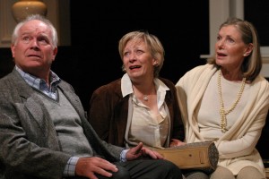 Mark Costello, Lily Knight, Susan Sullivan in A DELICATE BALANCE at the Odyssey Theatre.