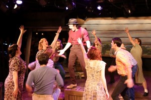 Skylar Adams (center) and Ensemble in Actors Co-op’s production of 110 IN THE SHADE.