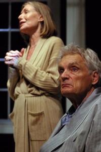 Susan Sullivan and David Selby in A DELICATE BALANCE at the Odyssey Theatre.