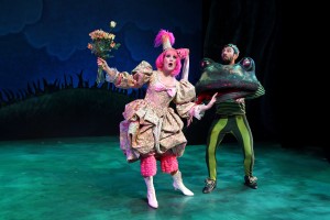 Erika Schindele and Brad Culver in South Coast Repertory's Theatre for Young Audiences production of The Stinky Cheese Man and Other Fairly Stupid Tales