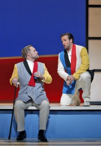 Brian Mulligan (Sharpless) and Brian Jagde (Pinkerton) in SF Opera's MADAMA BUTTERFLY.