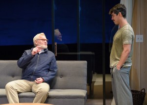 John Judd and Raúl Castillo in DEATH AND THE MAIDEN at Victory Gardens Theatre in Chicago