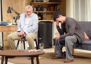 John Judd and Raúl Castillo in DEATH AND THE MAIDEN at Victory Gardens Theatre in Chicago.