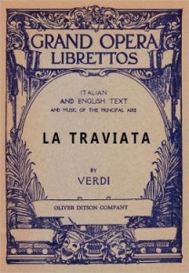 LA TRAVIATA - Grand Opera Librettos Cover