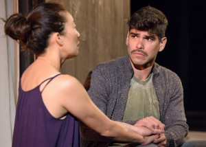 Sandra Oh and Raúl Castillo star in DEATH AND THE MAIDEN at Victory Gardens Theatre in Chicago.