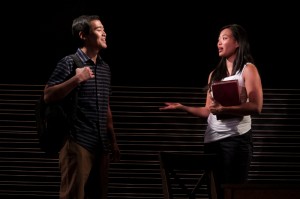 Albert Park & Dana Lau in JADE HEART at Moxie Theatre. Photo by Daren Scott.