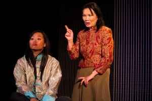 Dana Lau & Dana Byrne in JADE HEART at Moxie Theatre. Photo by Daren Scott.