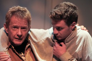 Darrell Larson and Timothy Walker in PATERNUS at Rogue Machine Theatre