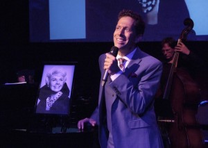 Scott Dreier in DORIS AND ME, The Doris Day Songbook at the El Portal Theatre. Photo by Ed Krieger.