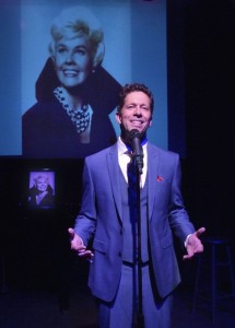 Scott Dreier in DORIS AND ME, The Doris Day Songbook at the El Portal Theatre. Photo by Ed Krieger.