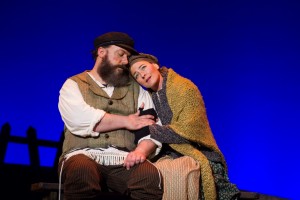 Alex Honzen (Tevye) and Jenny Lamb (Golde) in Light Opera Works’ FIDDLER ON THE ROOF.