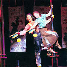 Tommy Tune & Darcie Roberts in Busker Alley on tour.