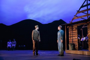 A.J. Shively and Stephen Bogardus in The Old Globe's BRIGHT STAR. Photo by Joan Marcus.