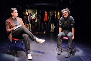 BEN CROWLEY and NICHOLAS CUTRO in The Blank Theatre's THE WHY. Photo by Anne McGrath