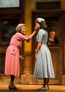 Cicely Tyson and Jurnee Smollett-Bell in the Broadway revival of Horton Foote’s “The Trip to Bountiful” at the Center Theatre Group / Ahmanson Theatre. Photo by Craig Schwartz.