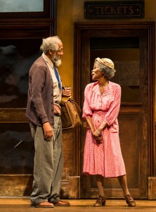 Arthur French and Cicely Tyson in the Broadway revival of Horton Foote’s “The Trip to Bountiful” at the Center Theatre Group / Ahmanson Theatre. Photo by Craig Schwartz.