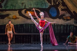 Christine Rocas in PRODIGAL SON, part of Joffrey Ballet's STORIES IN MOTION - photo by Cheryl Mann.