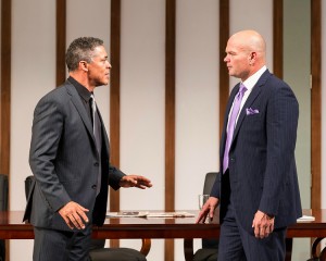 Dominic Hoffman and Chris Bauer in RACE by David Mamet.