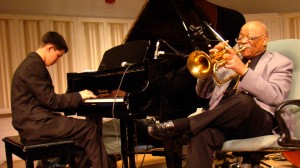 Justin Kauflin and Clark Terry in KEEP ON KEEPIN’ ON