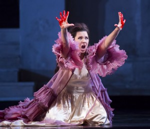 Marina Rebeka in DON GIOVANNI, directed by Robert Falls for Lyric Opera of Chicago. Photo by Todd Rosenberg.