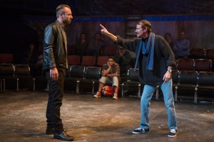 Shane Kenyon and Thomas J Cox in SEASON ON THE LINE at The House Theatre of Chicago. Photo by Michael Brosilow.