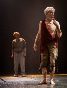 Steve Haggard and Larry Yando in Chicago Shakespeare's KING LEAR - photo by Liz Lauren.