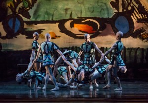 The Company in PRODIGAL SON - part of Joffrey Ballet's STORIES IN MOTION - photo by Cheryl Mann.
