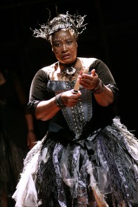 The Queen of the Night (Pauline Malefane) in Isango Ensemble’s THE MAGIC FLUTE. Photo by Keith Pattison.