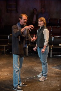 Thomas J. Cox and Maggie Kettering in SEASON ON THE LINE at The House Theatre of Chicago. Photo by Michael Brosilow.