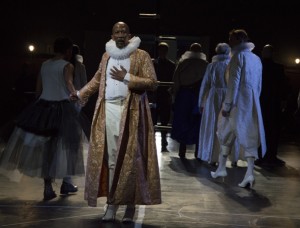 reg-e-cathey-as-prospero-in-a-scene-from TEMPEST at La MaMa. Photo by Vanessa Schonwald.