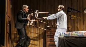 Richard Chamberlain and Ben Schnetzer in The New Group production of David Rabe's Sticks and Bones. PHOTO CREDIT: Monique Carboni.