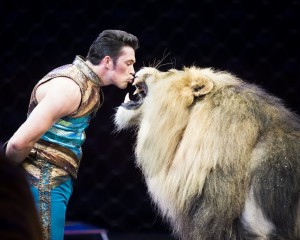 Alex Lacey and Masai in Ringling Bros. Barnum & Bailey's LEGENDS.
