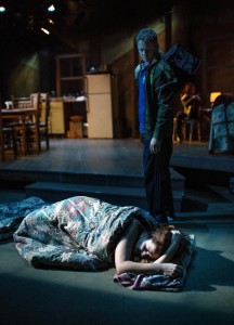 Andrea Grano and Jeremy Maxwell in Echo Theater Company's production of Jessica Goldberg's BETTER. Photo by Darrett Sanders.