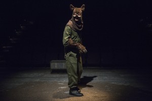 Napoleon (Blake Montgomery) plots his revenge in Steppenwolf Theatre Company’s production of ANIMAL FARM, a world premiere adaptation by Althos Low, directed by Hallie Gordon.