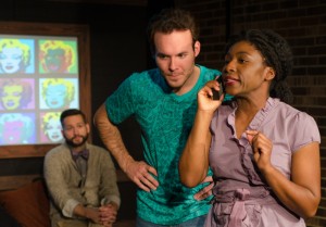 Edward Fraim, Nicholas Bailey, and Ginneh Thomas in THE SUBMISSION by Pride Flms and Plays. Photo by Rayme Silverberg.