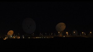 GCHQ satellites in Bude, England. From Laura Poitras's documentary CITIZENFOUR. Photo by Trevor Paglen.