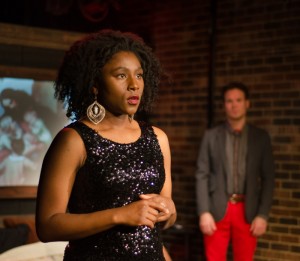 Ginneh Thomas and Nicolas Bailey in THE SUBMISSION by Pride Flms and Plays - photo by Rayme Silverberg.